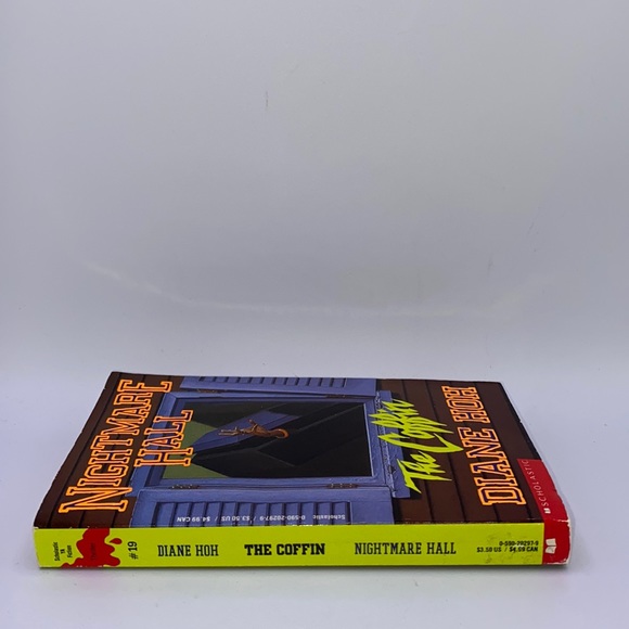 Nightmare Hall The Coffin #19 by Diane Hoh Scholastic Thriller Horror Vintage - Picture 2 of 5